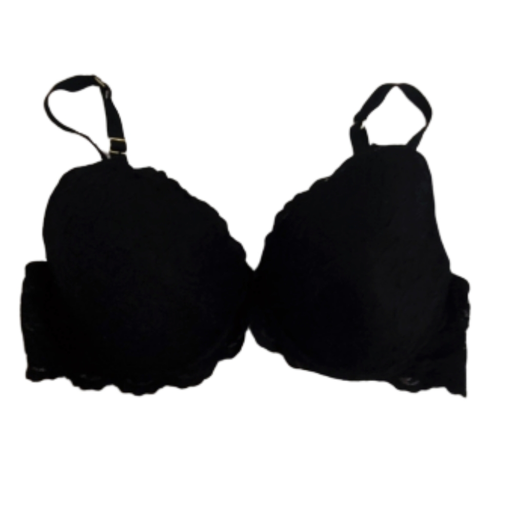 💜Smart & Sexy black lace full coverage bra
